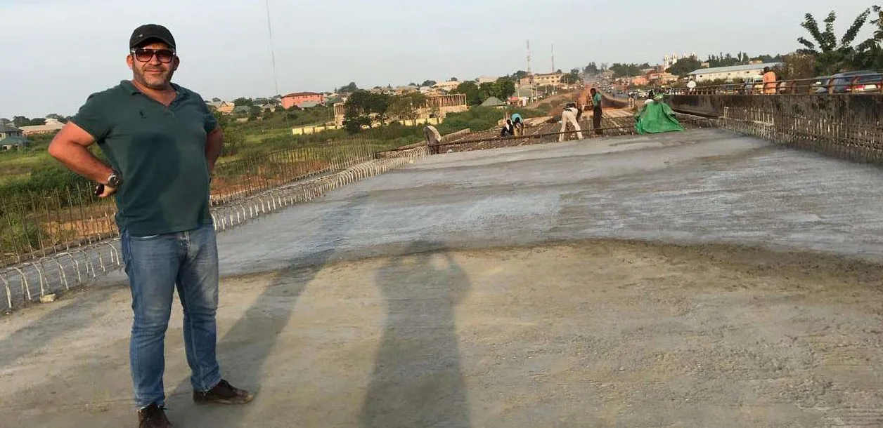 Supervision de chantier lors d'un coulage de pont